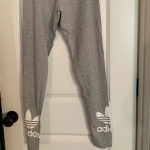 Gray Adidas Tights/ Yoga Pants / Leggings